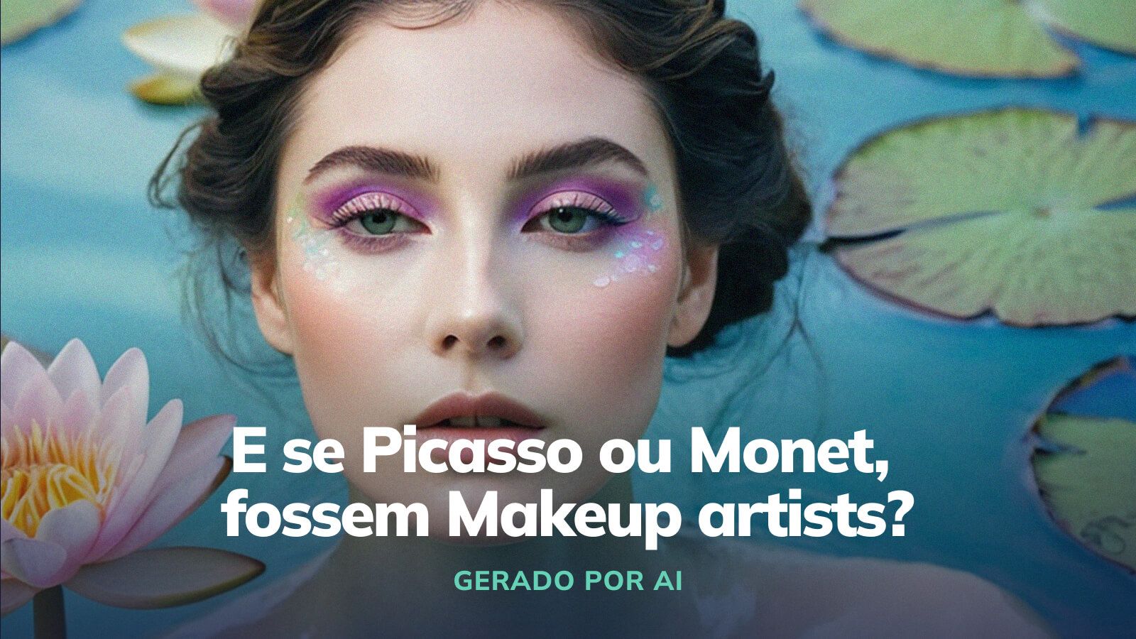 E se Picasso ou Monet, fossem makeup artists?