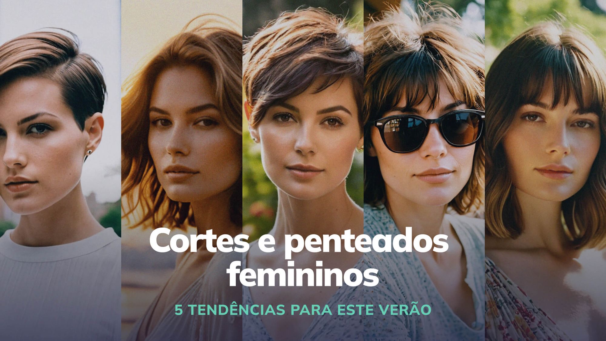 Tendências de cortes de cabelo femininos para o Verão